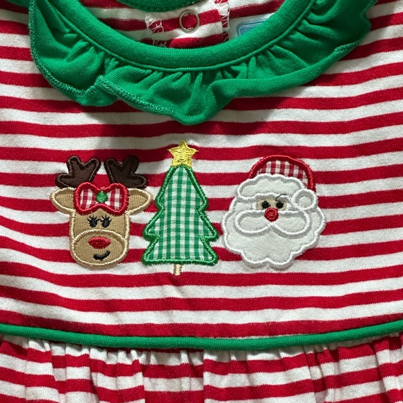 Christmas Appliqué Romper. - Picture 2 of 3